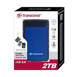 Зовнішній жорсткий диск 2.5" 2TB Transcend (TS2TSJ25H3B) - мініатюра 4