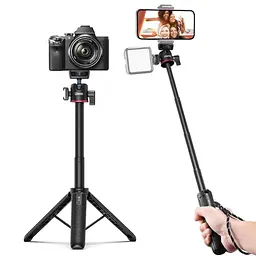 Штатив Ulanzi Vijim MT-73 55CM Tripod with 1/4 Cold Shoe UV-T048GBB1 MT-73 Black - мініатюра 3