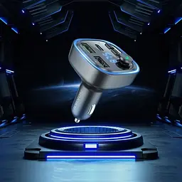 FM-трансмітер і ресивер для авто Borofone BC48 Broad з підтримкою QC3.0 Bluetooth 5.0 потужність 18W Black - мініатюра 7