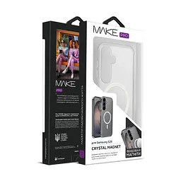 Чохол MAKE Чохол Samsung S26 Crystal Magnet Pro - мініатюра 4
