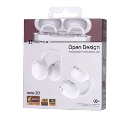 Навушники Remax OWS-20 Ear Clip TWS Earphones White - мініатюра 2