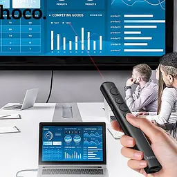 Лазерна указка Hoco GM200 Smart PPT Black - мініатюра 8