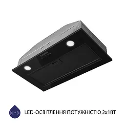 Витяжка Minola HBI 52622 BL GLASS 700 LED (повновбудована) - мініатюра 3