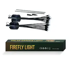 LED - світильники OldBro вуличні на сонячних батареях довжина 70 см 10 світлодіодів 2 шт - мініатюра 8