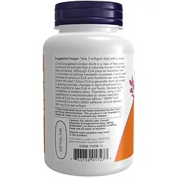 Жироспалювач Now Foods CLA 800 mg 180 sgels - мініатюра 3