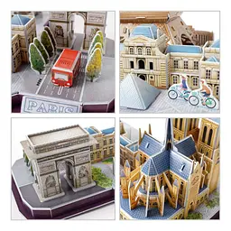 Пазл Cubic Fun City line Paris (MC254h) - мініатюра 6
