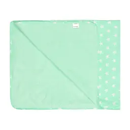 Пелюшки для малюків Еко Пупс Eco Cotton непромокаюча двостороння 65 х 90 см ментол Зірочки (EPG10N-6590zk) - мініатюра 3