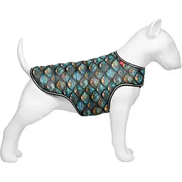 Курточка-накидка для собак WAUDOG Clothes, малюнок "Луска", XL, А 47 см, B 68-80 см, С 42-52 см
