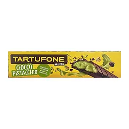 Шоколад чорний Tartufone Ciocco Pistacchio з фісташковим кремом 150 г