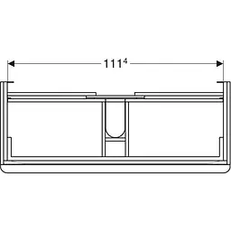 Тумба під умивальник myle Square Square 120 см 500.355.JL.1 пісочно сірий - мініатюра 4