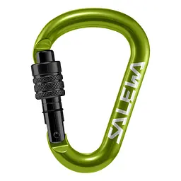 Карабін Salewa HMS Screw G2 Medium Green Чорний-Оливковий
