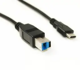 Кабель для принтера USB-C 3.0 to BM 1.5m PowerPlant (KD00AS1275) - мініатюра 2