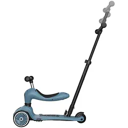 Самокат Scoot and Ride Highwaykick-1 Push and Go сіро-синій (SR-240527-STEEL) - мініатюра 10