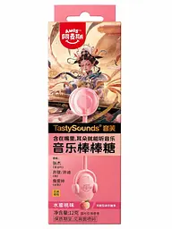Льодяник Amos Tasty Sounds Audio Lollipop Peach Flavor 12г