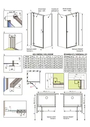 Душові двері Radaway Essenza New Black KDJ 120x200 скло прозоре, праві (1385042-54-01R) - мініатюра 8