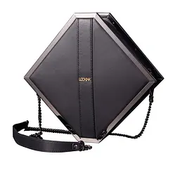 Сумка для секс-іграшок LOCKINK Mysterious Square Kink Bag, чорна, набір для бондажу в комплекті