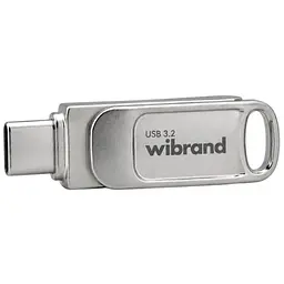 USB флеш накопичувач Wibrand 128GB Bee Silver USB 3.2/Type-C (WI3.2TC/BE128TC039S) - мініатюра 3