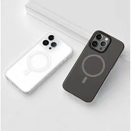 Чохол Vokamo Glacier для iPhone 15 Pro Max з магнітом чорний матовий - мініатюра 8