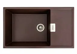 Кухонна мийка Platinum 8650 DIAMOND матова мокко (SP000039167)