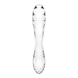 Двосторонній фалоімітатор Satisfyer Dazzling Crystal 1, 18.5 см - мініатюра 3