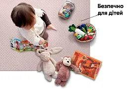 Татамі мат EasyFit 8 шт (30х30х1 см) хвіст ластівки бежевий - мініатюра 6