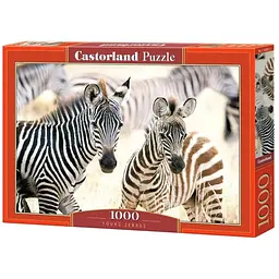 Пазл Castorland Молоді зебри 1000 ел. (C-105021)