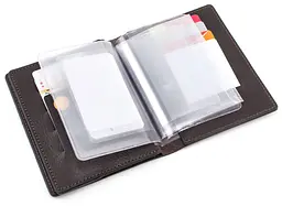 Шкіряна обкладинка для документів GRANDE PELLE 14х10,5х2 см acs0026398 - мініатюра 4