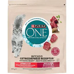 sukhyi-korm-dlia-doroslykh-kotiv-pislia-sterylizatsii-purina-one-grain-free-hrein-fri-kompleks-bifensis-z-yalovychynoiu-600-h