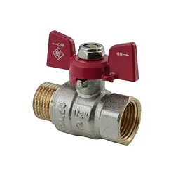 Кран кульовий Nolf classic 1/2" прямий NFC.721-06 (NF3126) - мініатюра 1