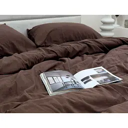 Підковдра Ecotton Євро фланель Dark Brown SB-186 210х220 см коричневий (25554) - мініатюра 4