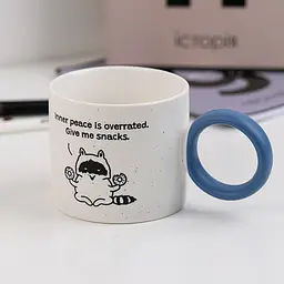 Чашка керамічна Kite Donut racoon 370 мл (K25-220-2) - мініатюра 2