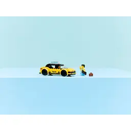Конструктор LEGO City Жовте таксі 122 деталі (60487) - мініатюра 7