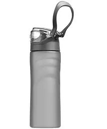 Пляшка для води Ardesto Matte Bottle, 0,6 л, сірий (AR2205PGY) - мініатюра 2