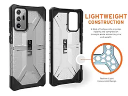 Чохол оригінальний протиударний UAG Plasma (Original) 2203114343 для Samsung Galaxy Note 20 Ultra SM-N985 (6.9") Ice - мініатюра 9
