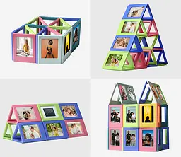 Набір магнітних фоторамок Fujifilm Instax Mini кольорові, 10 шт - мініатюра 2