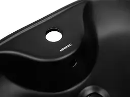Умивальник Newarc Life 60x40 чорний матовий 9860B-M, Чорний матовий - мініатюра 4