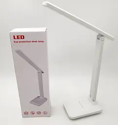 LED-лампа 4 W настільна сенсорна світлодіодна 27 см акумуляторна UKC 6865 біла - мініатюра 7