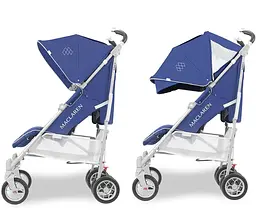 Коляска-тростина Maclaren Techno XT Blue Silver синя (WD1G070042) - мініатюра 2