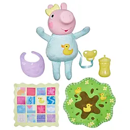 Інтерактивна іграшка Peppa Pig Крихітка Еві Хрюшки-обіймашки 28 см (G1637) - мініатюра 3