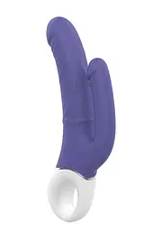 Вібратор Dreamtoys Vibes Of Love Double Pleasure 23.5 см синій - мініатюра 4