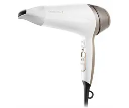Фен Remington D5720, білий, 2400W, 3 режими, 2 швидкості, іонізація, холодне обдування