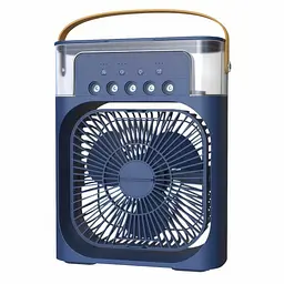 Портативний вентилятор настільний з підсвіткою та зволожувачем Air Cooler Fan USB