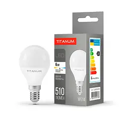 LED-лампа Titanum G45 6W E14 4100K (24999-000)