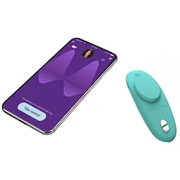 Вибратор We-Vibe Moxie+ Aqua в трусики со смарт-управлением