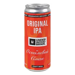 Пиво Underwood Brewery Світле Original IPA 5% 0.33 л з/б - мініатюра 5