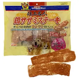 Ласощі для собак DoggyMan Chicken Steak With Collagen куряче філе з колагеном 0.36кг