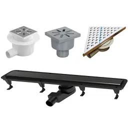 Душовий трап Pestan Confluo Plate Vertical 2в1 10х10 см (240159) - мініатюра 7