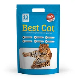 Силікагелевий наповнювач Best Cat Blue для котячого туалету з запахом морського бризу 10 л