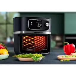 Мультипіч Philips Combi XXL Connected 2200 Вт чорна (HD9880/90) - мініатюра 8