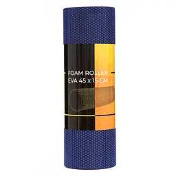 Масажний ролик Cornix EVA+ 45 x 15 см (валик, ролер) XR-0304 Navy Blue - мініатюра 4